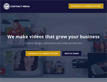 Tablet Screenshot of contractmedia.com