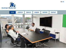 Tablet Screenshot of contractmedia.ch